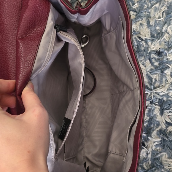 Burgundy Rebecca Minkoff Medium Satchel - Picture 2 of 4